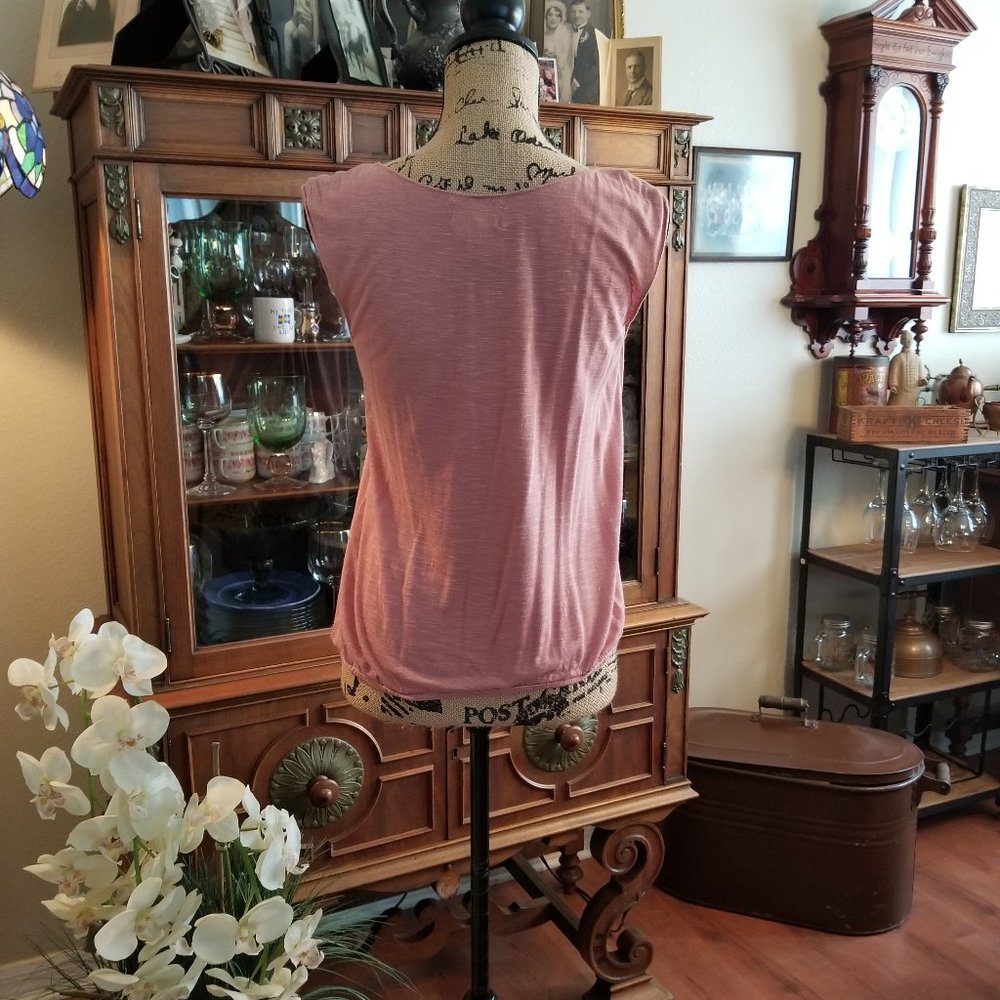 Max Studio Rust Colored Top Size Xs - image 3